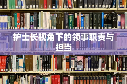 护士长视角下的领事职责与担当