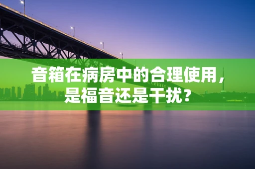 音箱在病房中的合理使用，是福音还是干扰？