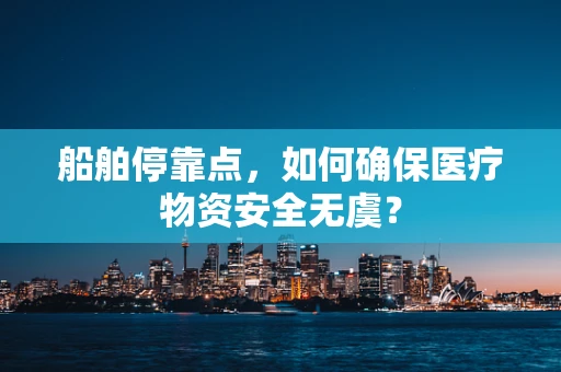 船舶停靠点，如何确保医疗物资安全无虞？