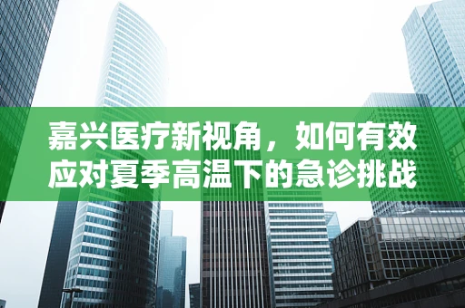 嘉兴医疗新视角，如何有效应对夏季高温下的急诊挑战？
