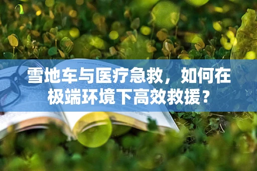 雪地车与医疗急救，如何在极端环境下高效救援？