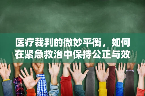 医疗裁判的微妙平衡，如何在紧急救治中保持公正与效率？