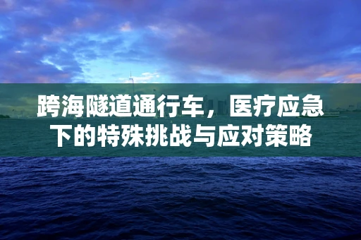 跨海隧道通行车，医疗应急下的特殊挑战与应对策略