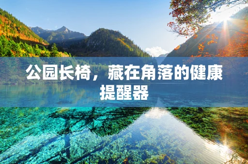 公园长椅，藏在角落的健康提醒器