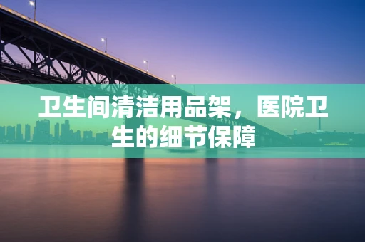 卫生间清洁用品架，医院卫生的细节保障