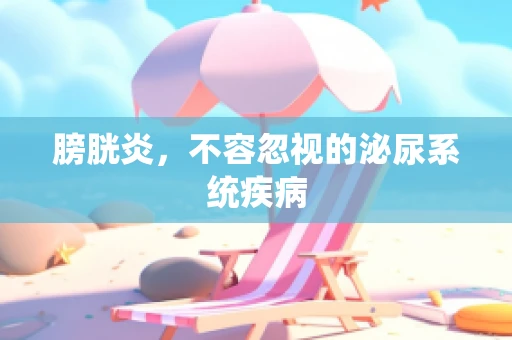 膀胱炎，不容忽视的泌尿系统疾病